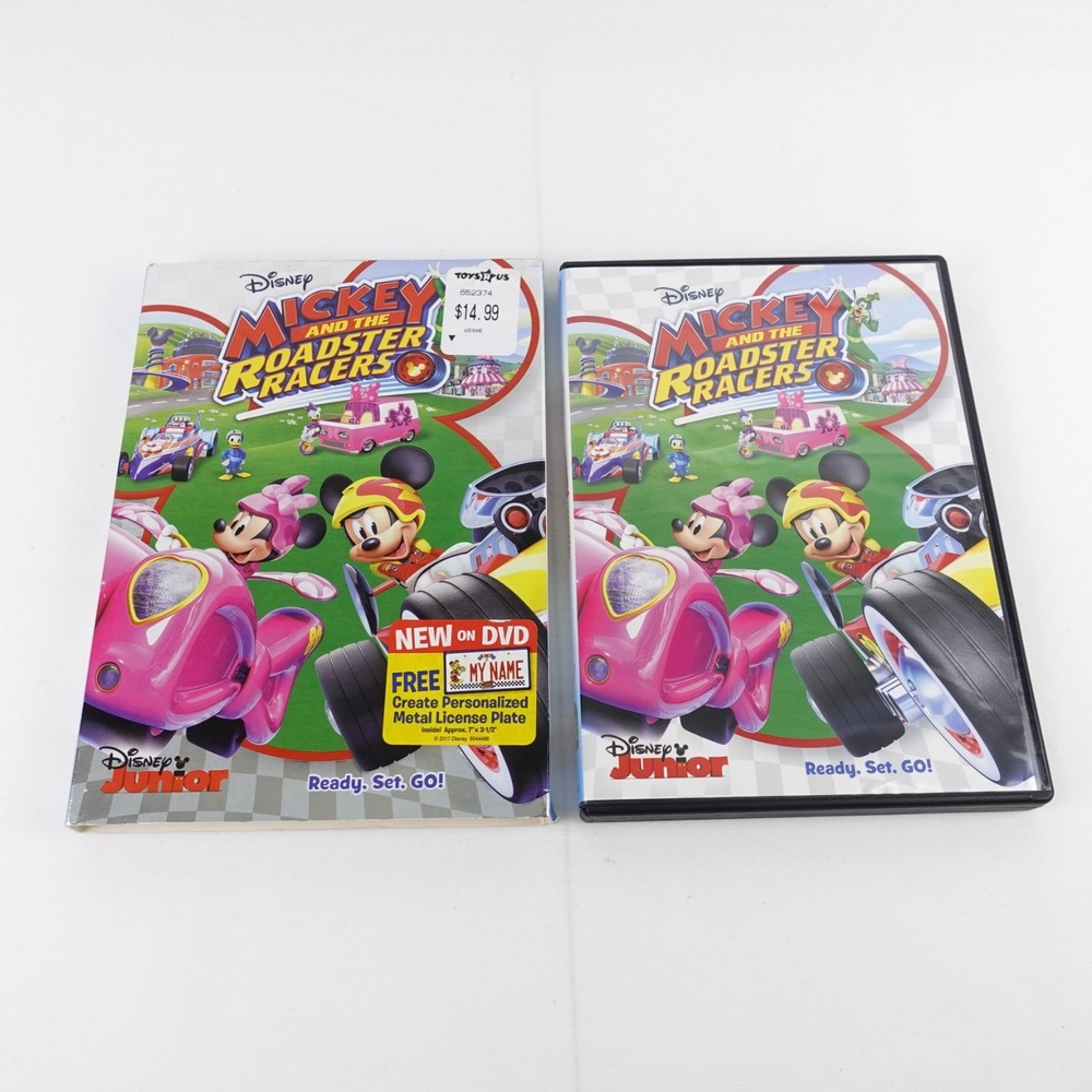 Mickey And The Roadster Racers With Slipcover Disney Junior DVD OOP
